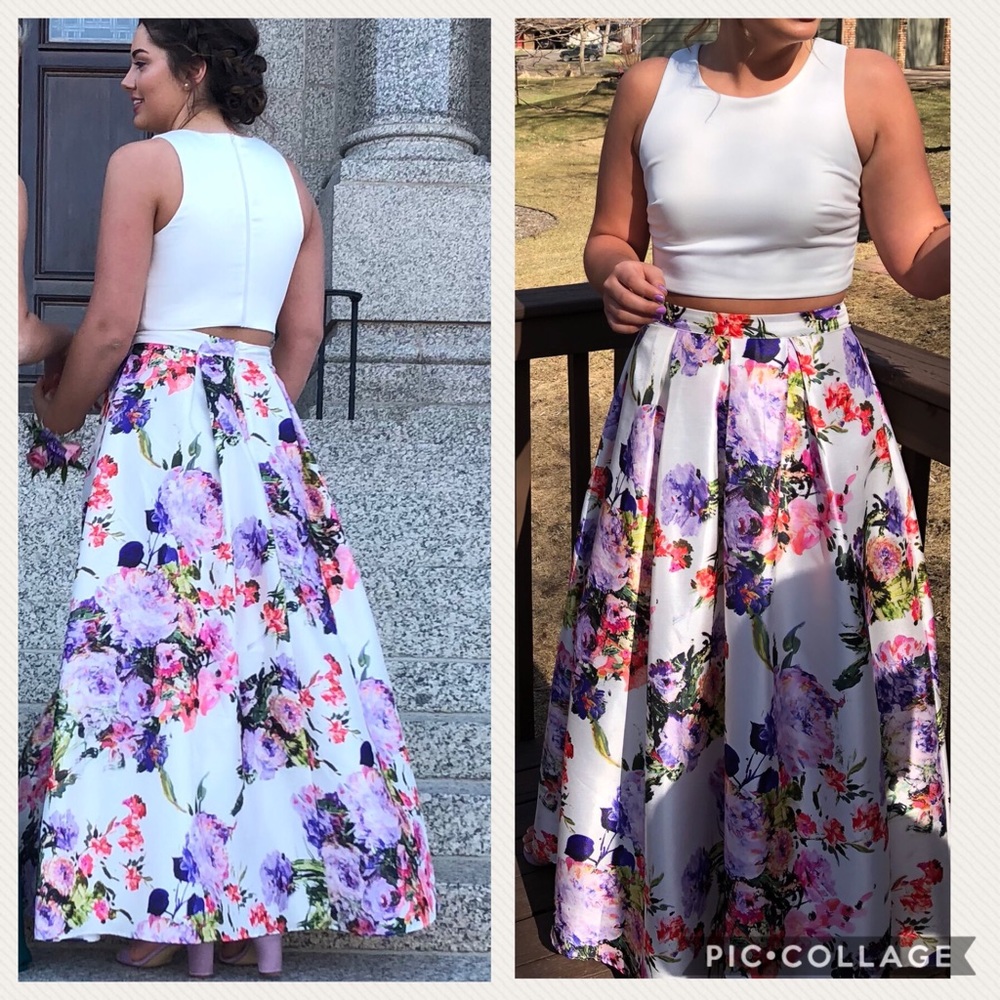Floral prom dress